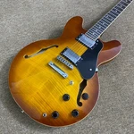 Best-selling 335 Semi Hollow Electric Guitar, Flame Maple Top, Chrome Hardware. Fixed Price $248.50.