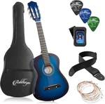 30-INCH Kids Acoustic Guitar (blue), Beginner Starter Kit With Gig Bag, Extra. Fixed Price $80.92.