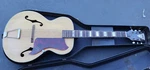 Vintage Kay Hollow Body Acoustic Guitar W/ Inlay Pearl Neck Kluson Deluxe Tuners. Fixed Price $795.00.
