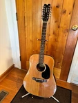 Voxton X-214 Vintage Acoustic 12-STRING Guitar. Fixed Price $260.00.