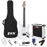 Lyxpro Beginner 39 Electric Guitar & Accessories, White. Fixed Price $169.99.