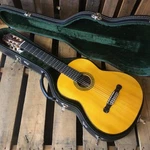 2017 Jose Ruiz Pedregosa Flamenco Negra Guitar & Case. Fixed Price $3225.00.