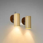 Set Of 2 Wall Fixture Lamps Mid Century Sconce Best Home Decorative Light. Fixed Price $136.00.