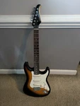 Silvertone Electric Guitar Golden Wood Sunburst Finish Rare 41" Model Ss 10. Fixed Price $199.99.