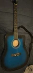 Zeny 01026 Beginner Acoustic Guitar Starter Kit - Blue. Fixed Price $100.00.