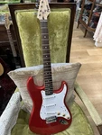 Fender Squier Bullet Stratocaster Red Glitter Pre Owned. Fixed Price $249.00.