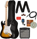Fender Squier Sonic Strat Pack 2-COLOR Sunburst W/ Frontman 10G Amplifier. Fixed Price $369.99.
