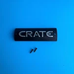 Crate GT15 Guitar Amplifier Part: Front Emblem Badge Sign Logo Tag W/screws. Fixed Price $9.77.