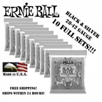 *10 Pack Ernesto Palla Black & Silver Nylon Classical Guitar Strings 2406*. Fixed Price $52.95.