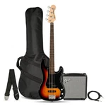 Squier Affinity Series Pj Bass Pack With Fender Rumble 15G Amp 3-COLOR Sunburst. Fixed Price $429.99.