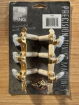 Ping P2623 Gold Classical Guitar Machine Heads W/ Pearl Butterfly Buttons. Fixed Price $28.99.