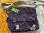 Bon Voyage Shoulder Travel Bag Laptop Geometric Purple Nwt Messenger. Fixed Price $17.25.