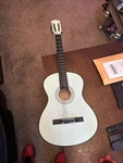 Best Choice Products 38" Beginner Acoustic Guitar Teal. Fixed Price $35.00.