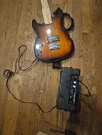 Rise By Sawtooth Electric Guitar Left Handed With Amp Included. Fixed Price $299.99.