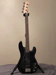 Squier Affinity Precision Bass Pj Guitar - Black. Fixed Price $205.00.