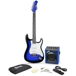 Rockjam Full-size 10 Watt Electric Guitar Kit With Amp, Bag, Lessons & More. Fixed Price $127.99.
