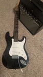 Fender Squier Stratocaster Electric Guitar Pack With Frontman 10G.... Fixed Price $140.00.