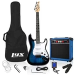 Lyxpro Beginner 39 Electric Guitar & Accessories - Blue. Fixed Price $115.43.