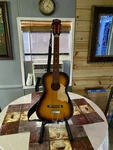 Rare Vintage Norma FG3 3/4 Parlor Guitar Redburst 1960S Made Japan. Fixed Price $550.00.