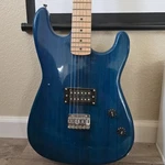 Davison Custom 6-STRING Electric Guitar Blue Solid Body Maple Neck 22-FRET. Fixed Price $28.00.