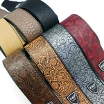 Adjustable Pu Leather Guitar Strap Embossed For Acoustic Electric Belt. Fixed Price $8.36.