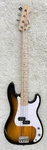 Fender Squier Sonic Precision Bass, Maple Fretboard, White Pickguard, Sunburst. Fixed Price $269.99.