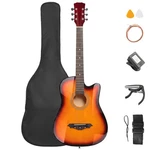 Ktaxon Acoustic Guitar With Case, Strap, Tuner And Pick For Beginners. Fixed Price $52.99.