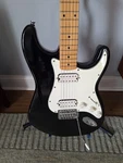 Fender Squier Stratocaster Standard Hh Electric Guitar W/ Gig Bag & Strap. Fixed Price $260.00.