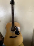 Silvertone Pro Series Acoustic Guitar #SD3000PKN. 6 String Dreadnought Mahogany. Fixed Price $160.00.