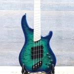 Dingwall Combustion 4-STRING Quilt Maple Top Whalepoolburst Electric Bass W/bag. Fixed Price $2000.00.