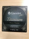 Giannini Titanium Series Classical Guitar 7TH String .058 Heavy Tension. Fixed Price $7.99.