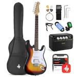Donner DST-100S 39 Inch Full Size Electric Guitar Kit Solid Body Sunburst, Be.... Fixed Price $198.37.