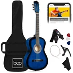 Best Choice Products Beginner All Wood Acoustic Guitar 38IN, Blueburst. Fixed Price $87.98.