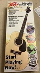 Peavey Acoustic Steel String Guitar Pack Full Size, Barley Used. Fixed Price $99.99.