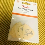 198-7351-800 Fender Picks Dura-tone 12-PACK Olympic White Med. Guitar/bass. Fixed Price $15.00.
