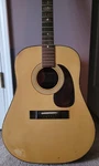 Vintage Harmony 319 Acoustic Guitar Great Wear Needs Work. Fixed Price $159.95.