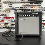 Ibanez GTA15R Guitar Amplifier 13"X13" Black Silver Used. Fixed Price $45.00.