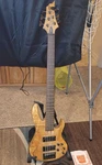Esp Ltd B-205SM 5-STRING Bass Spalted Maple Natural Satin. Fixed Price $650.00.