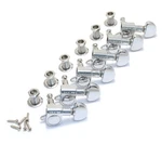 Grover 205C6 6-IN-LINE Mini Rotomatic Guitar Tuning Keys Chrome-plated Tuners. Fixed Price $89.00.