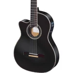 Ortega Family Pro RCE145LBK Thinline A/e Left-handed Nylon Guitar Black. Fixed Price $499.99.