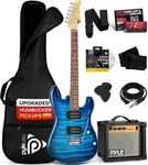 Pyle Electric Guitar Kit With Amp, Full Size, 39" Blue. Fixed Price $177.99.