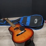 Vintage Mark Ii Student Acoustic Guitar Model #M2G-30SB With Protective Case. Fixed Price $55.00.