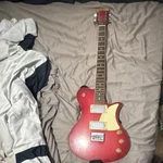 First Act (mpn ME501) Solid Body Red 6-STRING Rh Electric Guitar W/strap. Fixed Price $70.00.