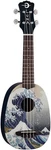 Luna Uke Gws Great Wave Soprano Ukulele With Gig Bag. Fixed Price $119.00.