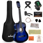 Adm Beginner Acoustic Classical Guitar 38 Inch Nylon Strings Wooden Bu.... Fixed Price $128.29.
