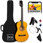 Best Choice Products Beginner Acoustic Guitar Set Case Strap Extra Strings 38IN. Fixed Price $56.99.