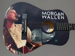 Psa/dna Morgan Wallen Autographed Signed Limited Edition Graphic Acoustic Guitar. Fixed Price $1499.95.