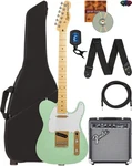 Fender Squier Affinity Telecaster - Surf Green W/ Frontman 10G Amplifier. Fixed Price $369.99.
