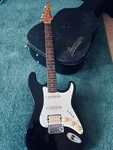 Vintage Samick Electric Guitar With Crate Amp And Case. Fixed Price $250.00.