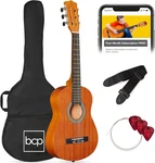 30IN Kids Beginner Acoustic Guitar Nat Mahogany Starter Kit Strap Bag Pics Tuner. Fixed Price $34.22.